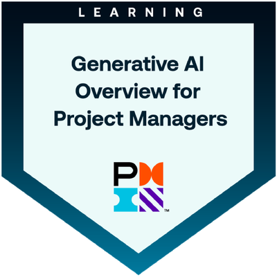 Generative AI Overview for Project Managers badge